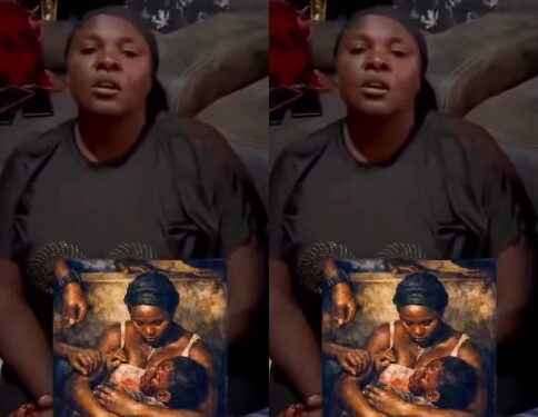 “Promise was my only male child’ – Woman in a viral video holding her dead son killed in Jos speaks (video)