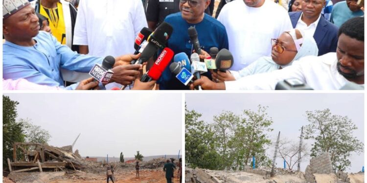 Abuja hotel collapse: Wike orders arrest of owner; to convert land to public use