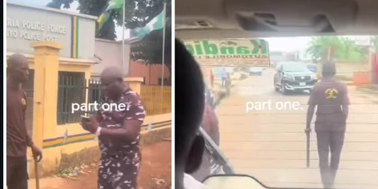 “You’re supposed to protect people” — Foreign man cries out after alleged police brutality in Nigeria