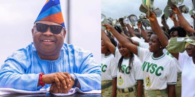 Adeleke urges NYSC members to uphold law ahead of Osun governorship election