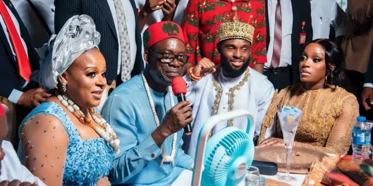 Photos from the traditional wedding of governor, Charles Soludo’s daughter, Adaora, to her man Arinze Ibekwe