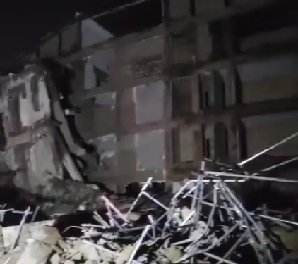 Hotel building collapses in Abuja (video)