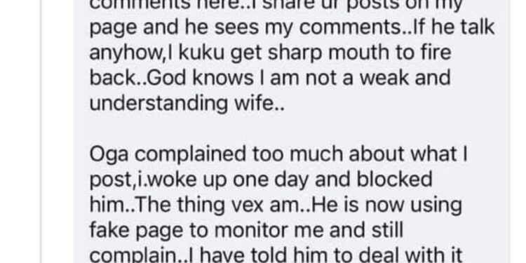 I am not a weak and understanding wife. My husband is afraid of me – Nigerian woman boasts