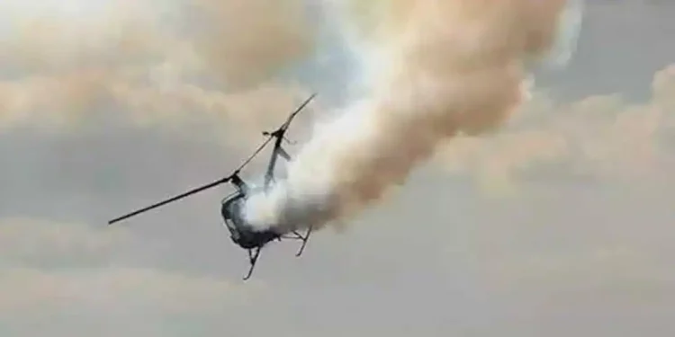 Three dead as helicopter crashes in Port Harcourt