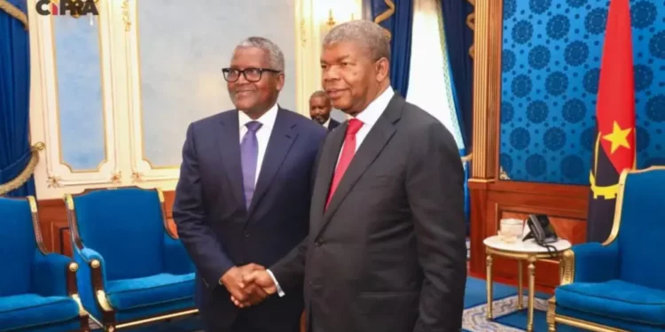 Dangote In Angola To Formalize Investment In The Lobito Refinery (Photo)