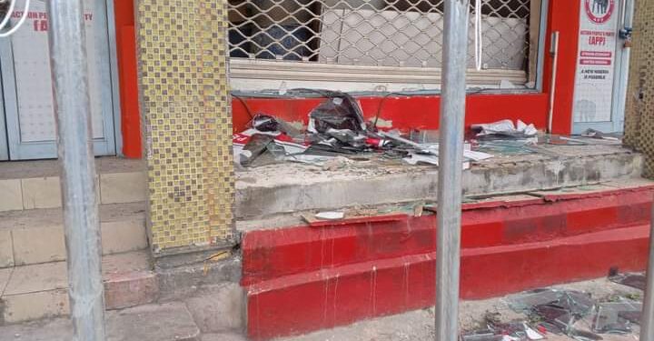 Explosion Rocks APP Secretariat In Rivers State (Photos)