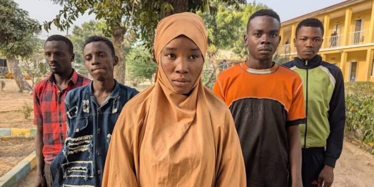 Female-led phone snatching gang apprehended in Kano