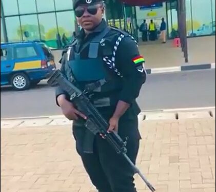 Ghanaian Policewoman Shocked As Her Parents Send Her To Fetch Water (Photos)
