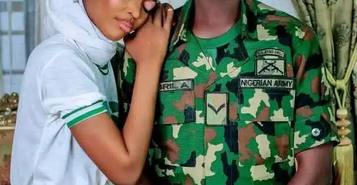 Corper celebrates as she marries her platoon commander