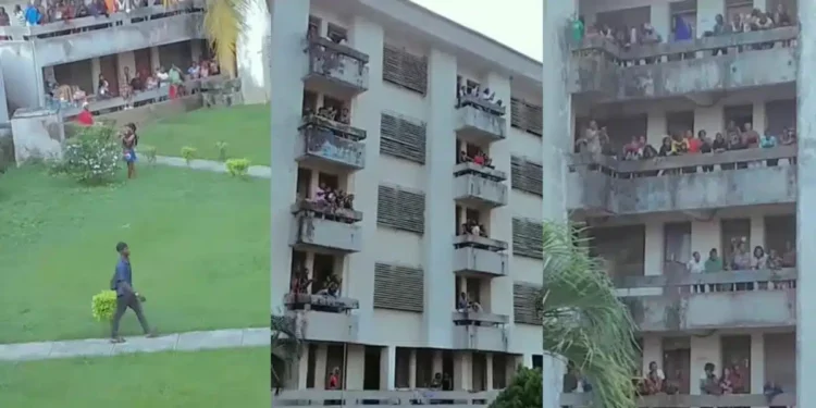 Ladies go gaga as man enters their hostel for first time in 26years