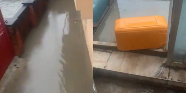 Flood takes over neighbourhoods in Lagos (videos)