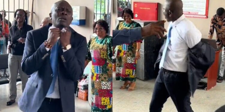 Trending video of UNIPORT lecturers publicly celebrating their promotion to Professors