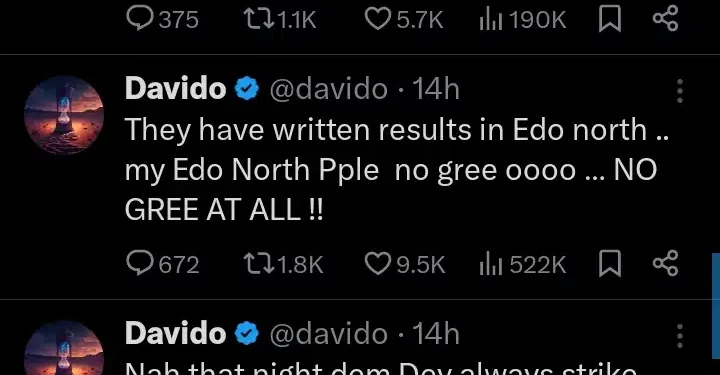 Davido heavily blasts trolls as they clash over politics