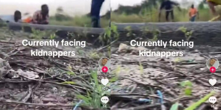 Man films heartstopping moment he and fellow travellers were attacked by kidnappers in Enugu and their subsequent rescue by the police