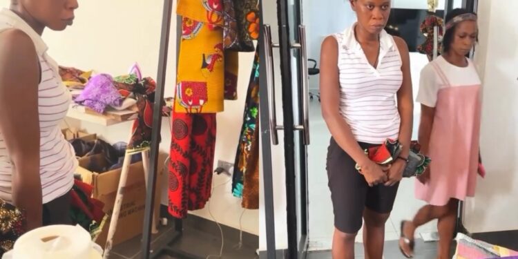 Fashion designer shocked after catching staff who has been stealing from her (video)