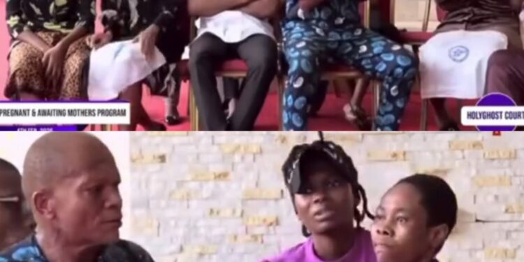 “Help. My wife hits me and my children are now following her to beat me up” – Man cries out in church (video)
