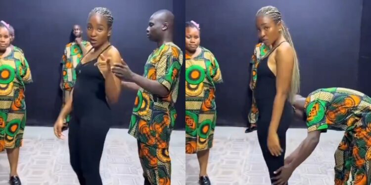 Dance instructor shows how the blind are taught to dance (video)