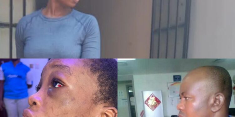 Photos of the stepmother and father who subjected minor daughter Chidera to horrific abuse in Ipaja is released