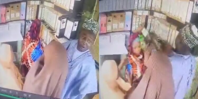 How family-of-four stole 3 laptops and hid under their jilbab after distracting shopkeeper (video)