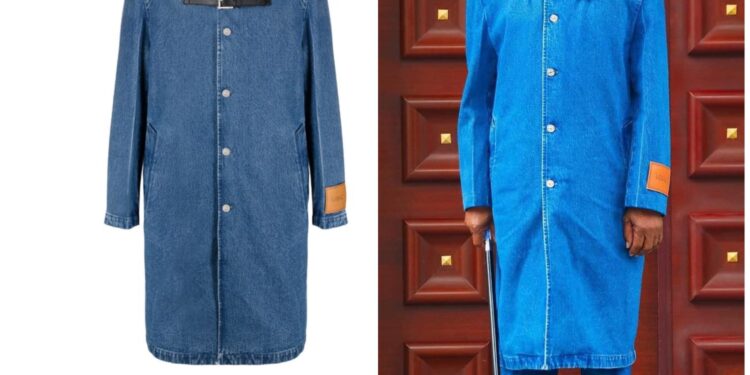 Nyesom Wike, turns heads in a $1, 402 Versace Denim outfit