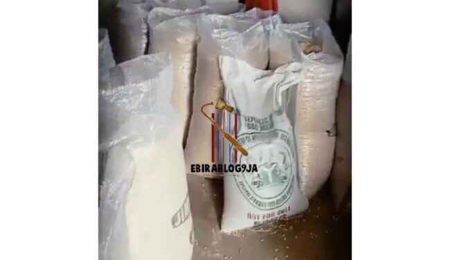 Bags Of Rice Donated By Tinubu Government Repackaged In Kogi, Sold To Residents