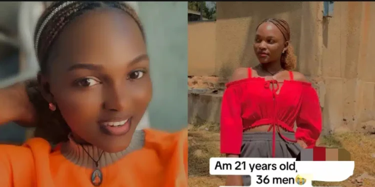 Internet buzzes as 21-year-old lady reveals she’s had sex with 36 men, calls them ‘unserious’
