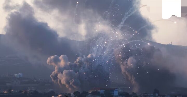 Israel Military Bombs Hezbollah Targets In Lebanon (Photos)