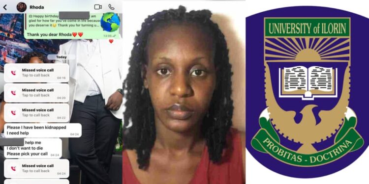 Kidnapped UNILORIN student, Rhoda’s last WhatsApp message surfaces