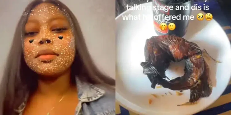 Lady expresses disappointment as ‘talking stage’ partner serves her fish during first visit to his home