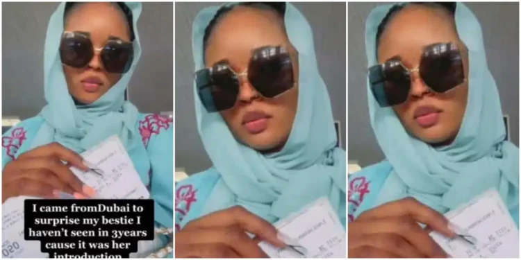 Lady flies from Dubai to Nigeria for friend’s wedding, only to discover she’s marrying her boyfriend