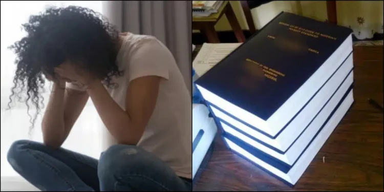Lady shocked as boyfriend fails to mention her in his acknowledgement after writing his project