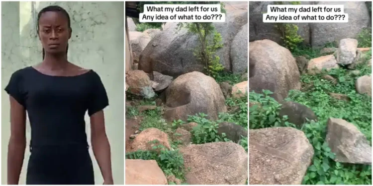 Lady shows ‘unusual’ land inheritance from her father, seeks advice online