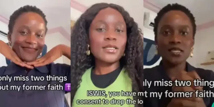 Lady who dumped Christianity reveals 2 things she misses