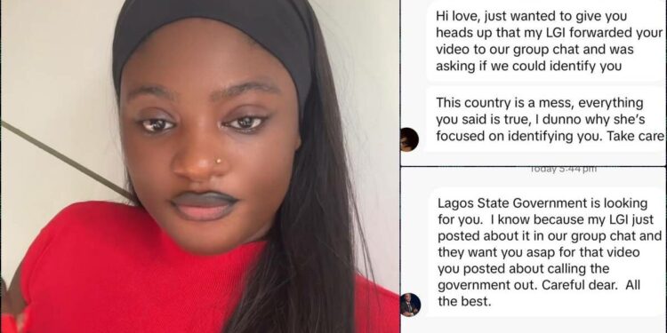 Lagos corper cries out over alleged threats after criticizing Tinubu’s govt.