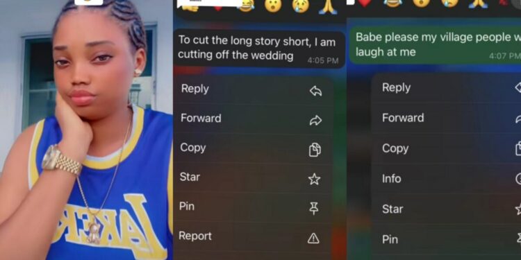 Man calls off wedding after discovering fiancée’s secret chats with ex