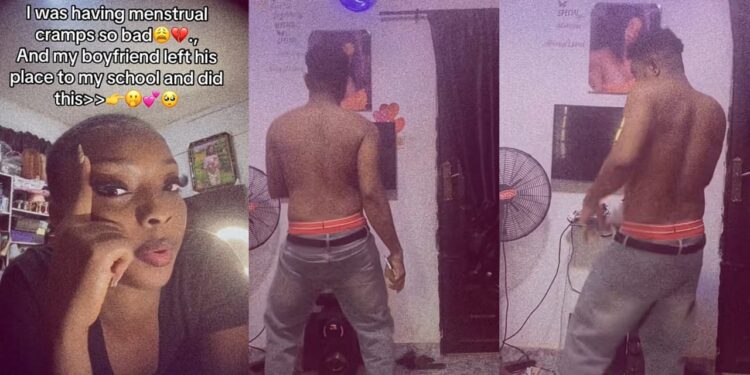 Man goes viral after traveling to girlfriend’s school to dance for her during menstrual cramps