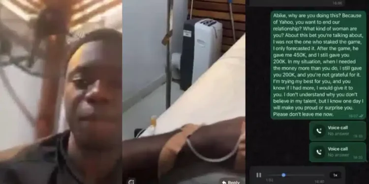 Man hospitalized as girlfriend dumps him over ‘small’ ₦200k gift, refusal to do yahoo