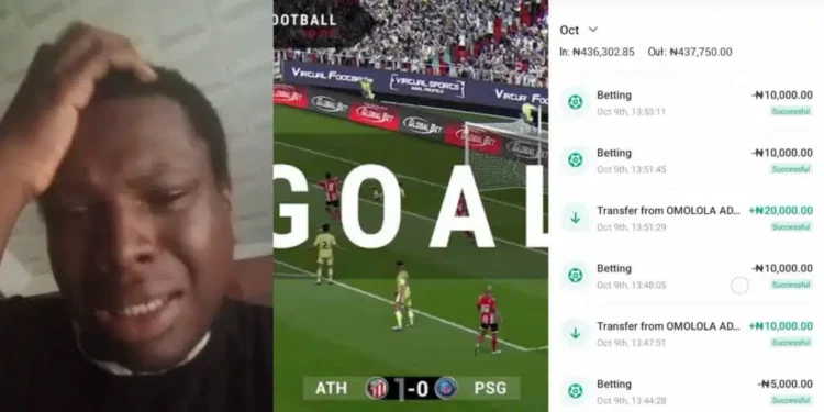 Man loses mother’s ₦500k to virtual bet, pleads for help in viral video