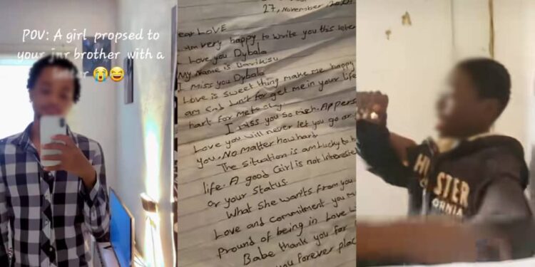 Man shocked as lady proposes to his brother in love letter, claims she’s not interested in his money or status