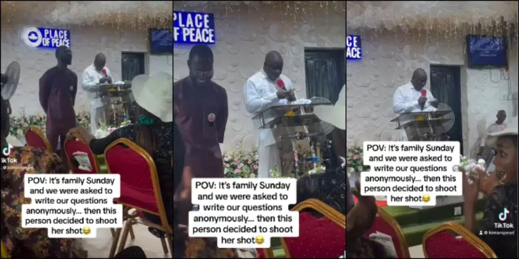 Moment lady reports ‘a brother’ in church for ignoring all her ‘green lights’