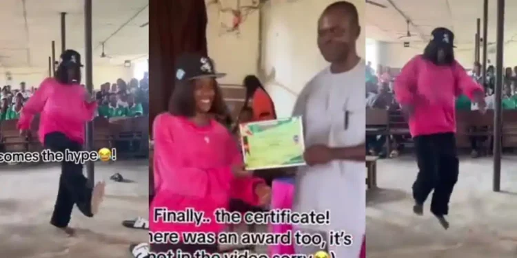 Nigerian lecturer orders student to dance before receiving certificate after winning ‘Best Dancer’ award