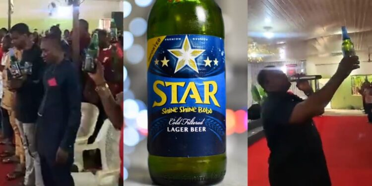 Nigerian pastor tells congregation to bring Star drink to church for ‘Your star must shine’ prayer session