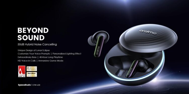 Oraimo Unveils New SpaceBuds With Hybrid Noise Cancellation Feature (Photos)