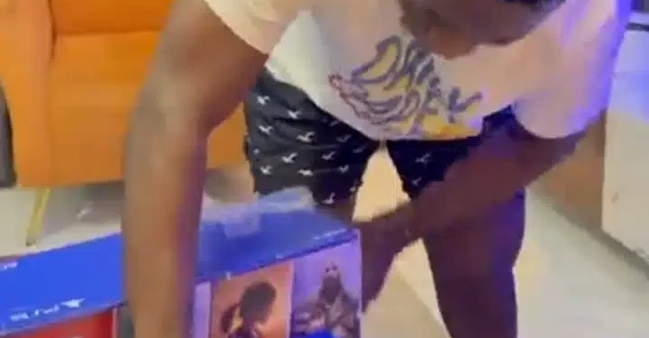 Lady pranks husband by breaking his PS3, surprises him with new PS5