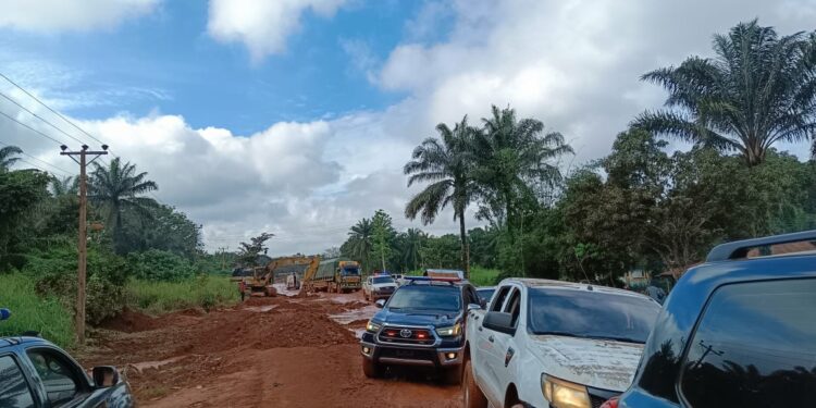 Prioritize The Repair & Completion Of Existing Road Infrastructure– Obi Shares Photos