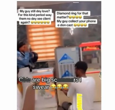Man Collects Back Phone He Bought For Girlfriend After She Rejected His Proposal