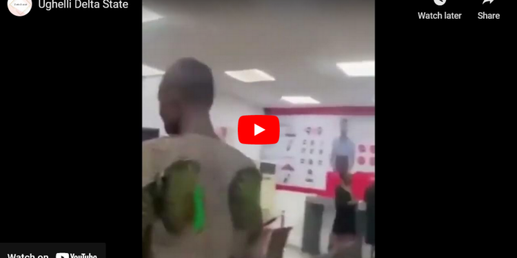 Two Shot And One Kidnapped In A Bank Robbery Operation In Delta State (Video)