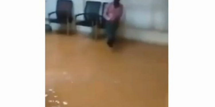 GT Bank Lekki Flooded After A Heavy Downpour (Video)