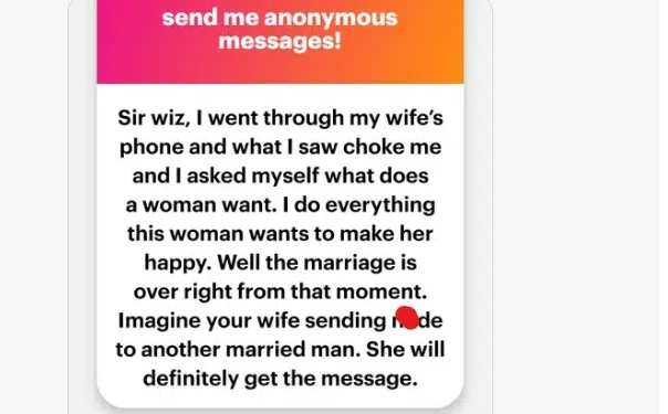 Man deeply devastated after going through wife’s phone, exposes secret