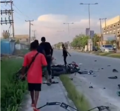 Lagos Street Bike Racer Loses Control, Kills 4 People In Lekki